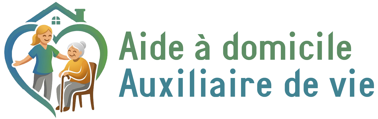 LOGO Auxiliaire de vie et aide à domicile